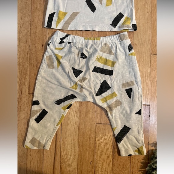 Joah Love Tank & Pants Set- Yellow & Black Print- 12m - Picture 9 of 10